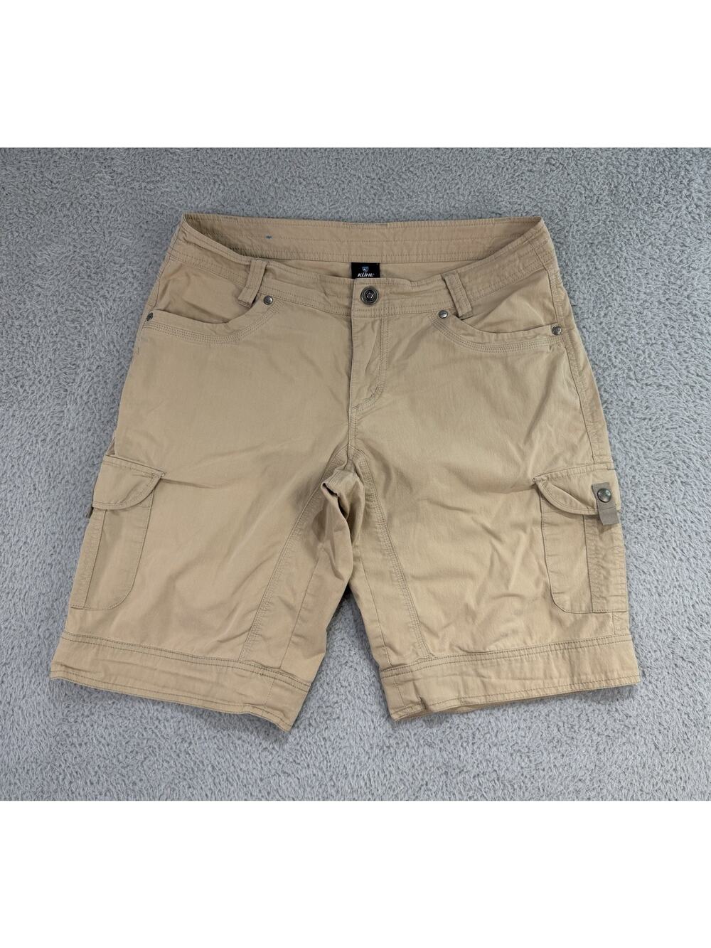 KUHL Women's SPLASH 11'' Cargo Shorts Size 8 Tan Brown